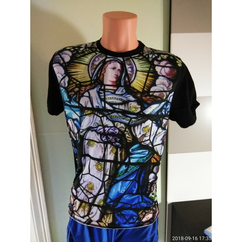 Southpole Men's T-Shirt  Authentic Collection Virgen  Graphic Tee Black Size S@1